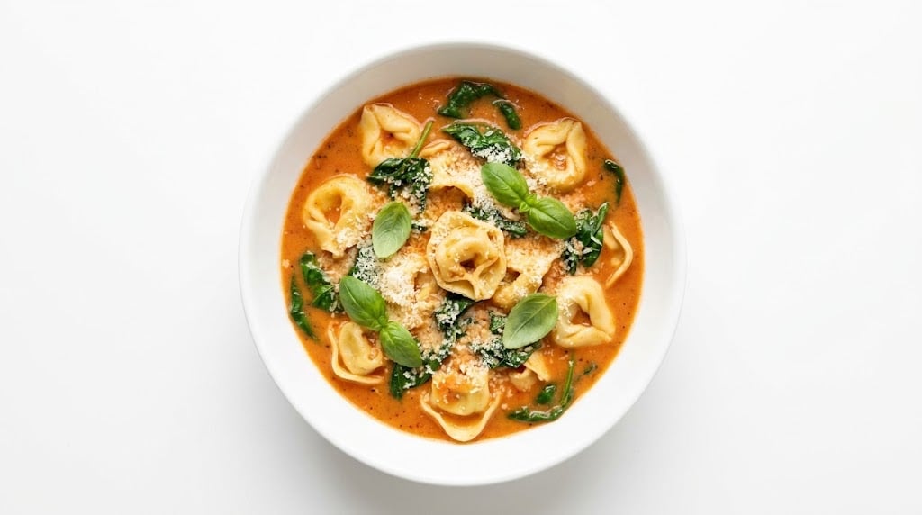 Przepis na warzywną zupę z tortellini