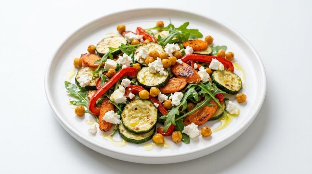 sałatka z pieczonych warzyw