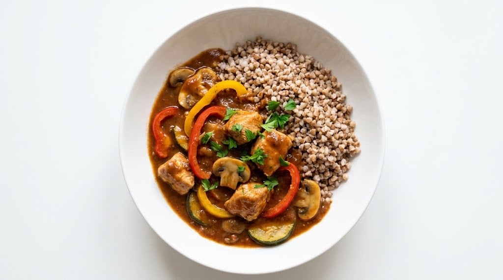 gulasz z indyka z warzywami