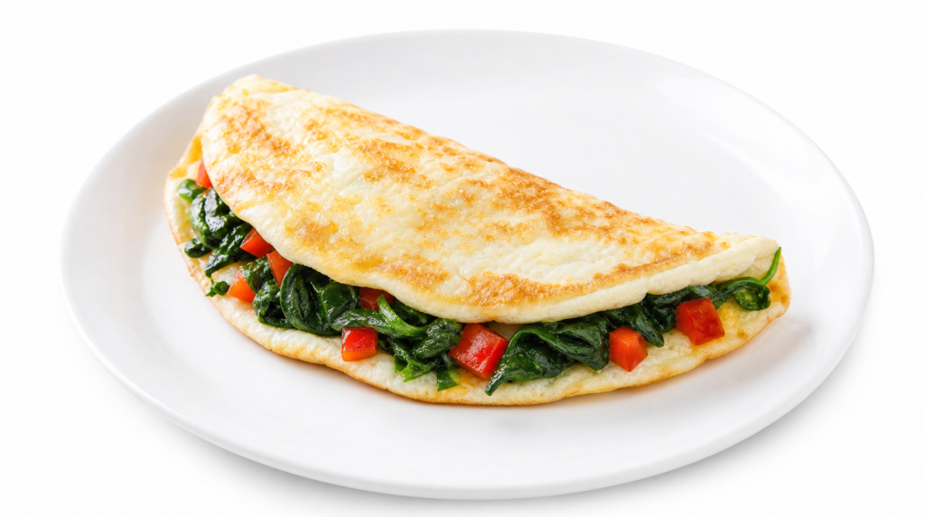 omlet bialkowy fit