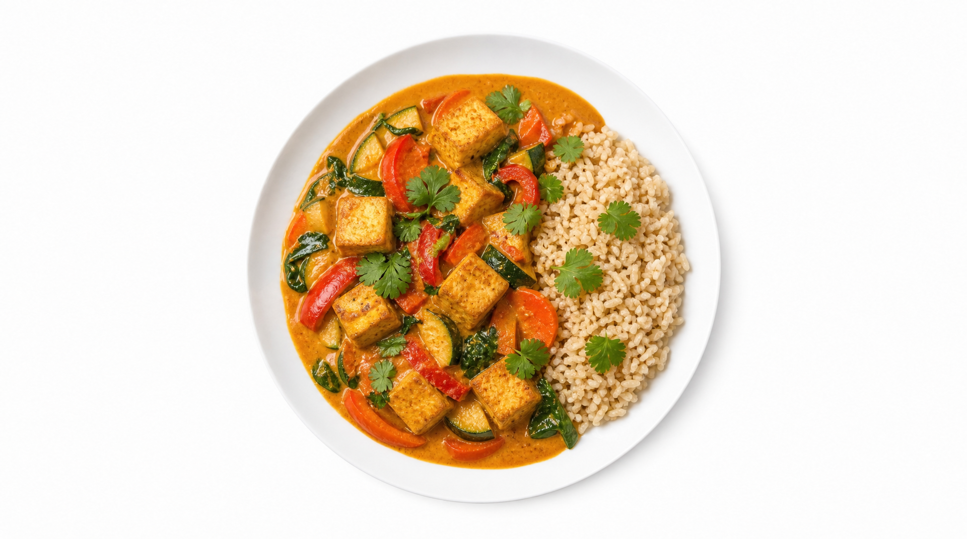 Curry z tofu