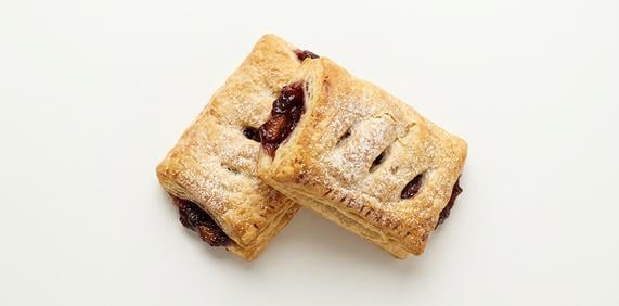 Ciastka francuskie ze śliwkami