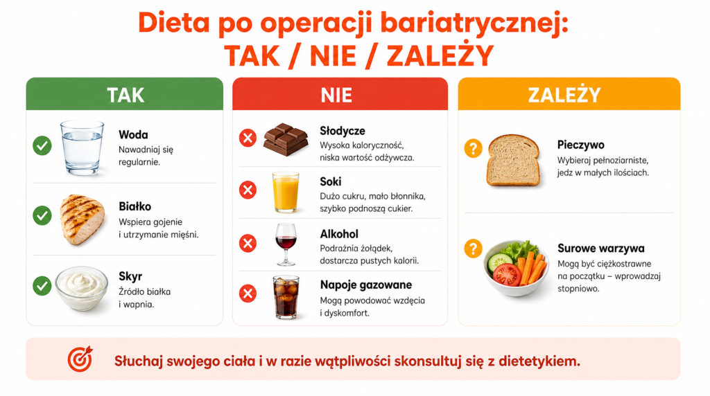 dieta po operacji bariatrycznej