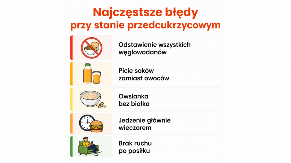 co jesc przed stanem przedcukrzycowym