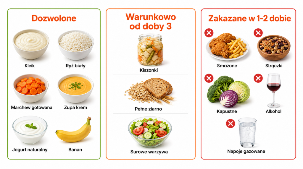 dieta po kolonoskopii
