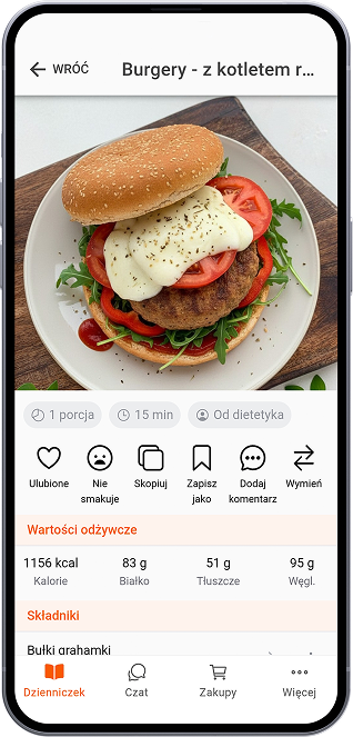 Burgery z kotletem roślinnym i dodatkami