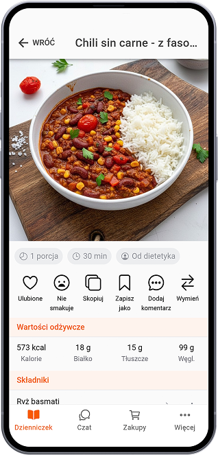 Chili sin carne