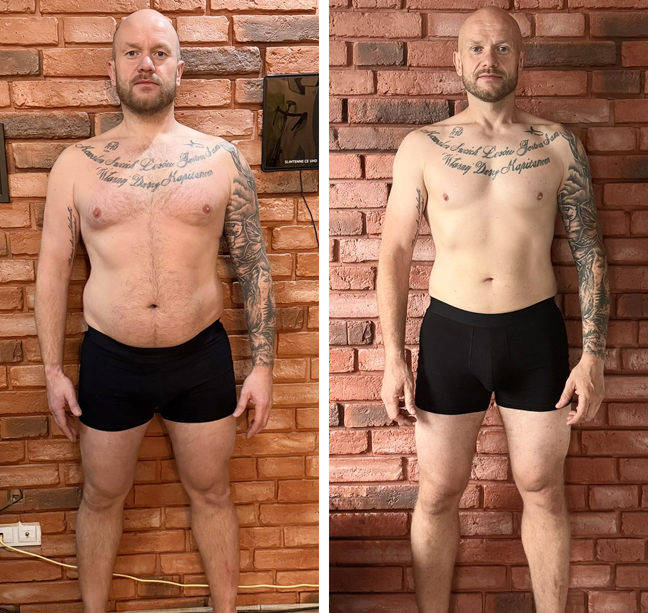 Krzysztof -14 kg w 6 miesięcy