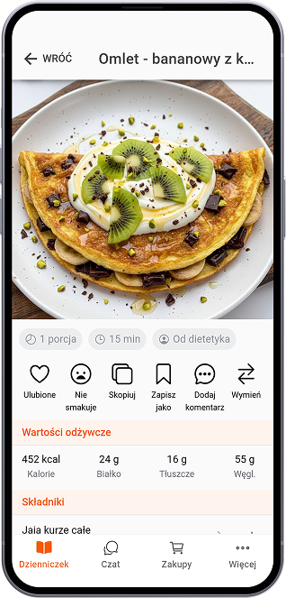 Omlet bananowy