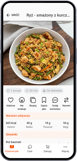 Ryż smażony z kurczakiem