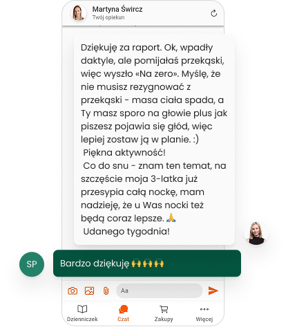 Snizhana -4 kg w 4 miesiące - wiadomość