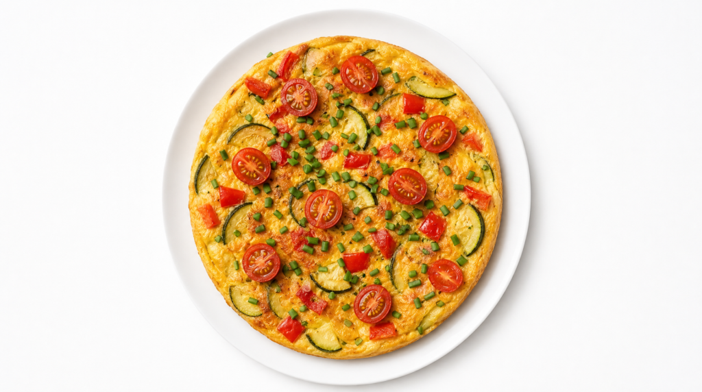 omlet z warzywami