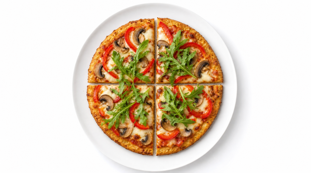 pizza na spodzie z kalafiora